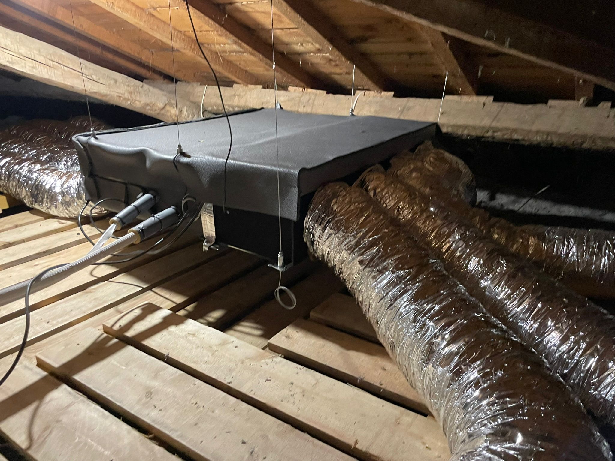 Installation module de distribution en combles